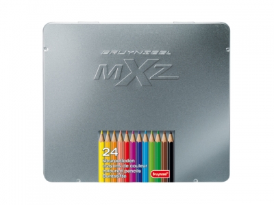 MXZ Tin 24 Coloured Pencils 7524M24